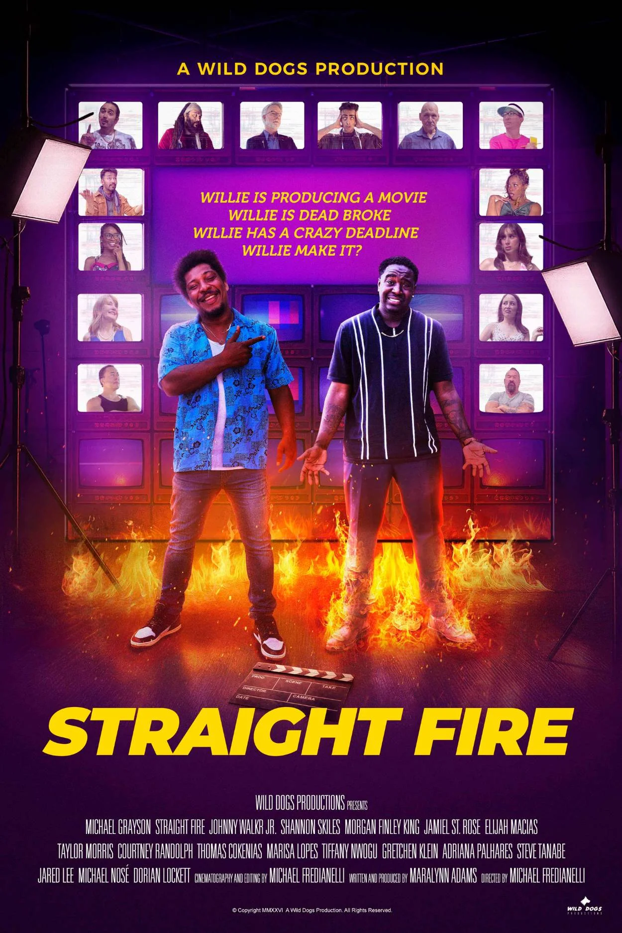 STRAIGHT FIRE Movie Poster