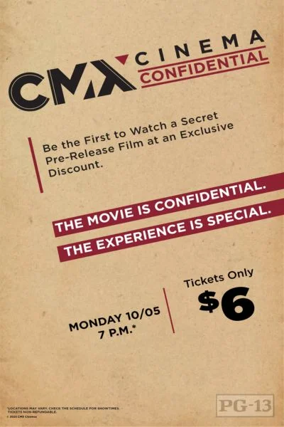Cinema Confidential October 5 Movie Poster