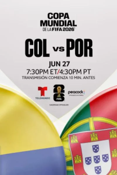 Colombia vs. Portugal - Copa Mundial de la FIFA Movie Poster