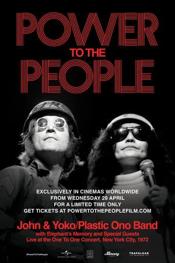 POWER TO THE PEOPLE: JOHN AND YOKO LIVE IN NYC Movie Poster