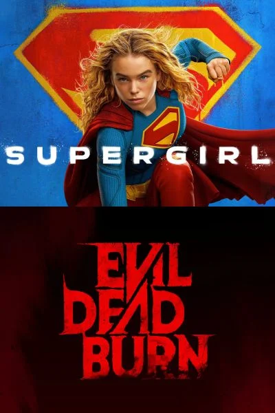 SUPERGIRL / EVIL DEAD BURN Poster