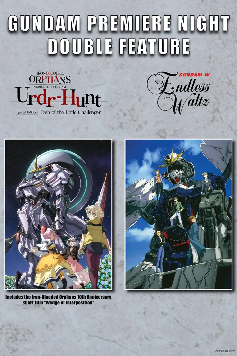 Gundam Premiere Night (Double Feature) (Subtitled in English) Movie Poster