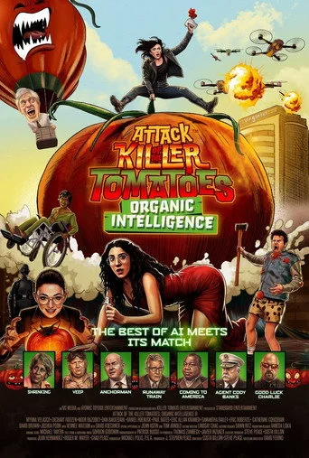 Attack of the Killer Tomatoes Organic Intelligence Movie Poster