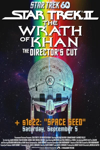 Star Trek II: The Wrath of Khan-The Director's Cut +s1e22 "Space Seed." Movie Poster
