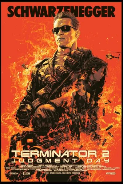 Terminator 2: Judgment Day 35th Anniversary Movie Poster