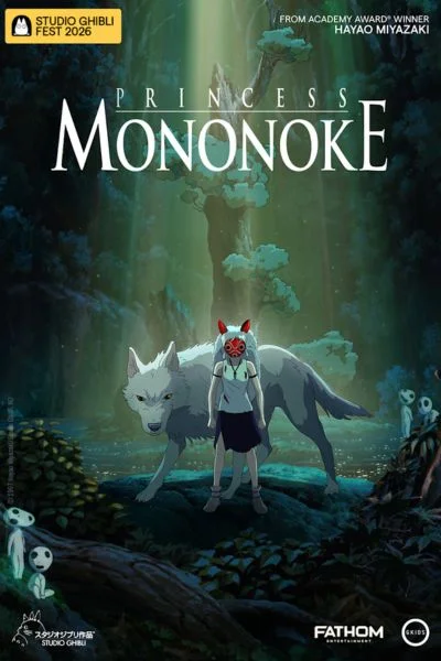 Princess Mononoke - Studio Ghibli Fest 2026 (Dubbed) Movie Poster