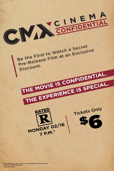 Cinema Confidential February 16 Movie Poster