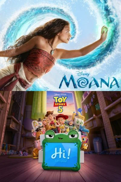 MOANA LIVE / TOY STORY 5 Movie Poster