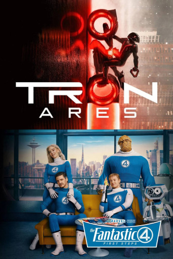 TRON: ARES / FANTASTIC FOUR Movie Poster